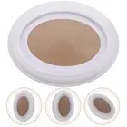 7 Inch Solid Wood Photo Frame Oval Picture Frames Unfinished