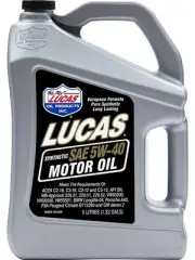 Lucas Oil Synthetic SAE 5W-40 European Motor Oil 5 Litres (10187)