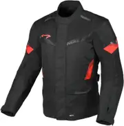 Macna Vaulture, textile jacket waterproof , color: Black/Red , size: M