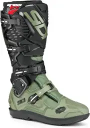 Sidi Crossfire 3 SRS Offroad Boots Army | Black 9 43 MFIRE3WSRSARB43