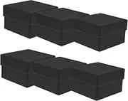 Baluue 6 Sets Portable Watch Display Boxes with Pillows Elegant Single Watch Storage Case for Men Convenient Travel