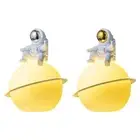 LED Spaceman Bedside Night Light Spaceman 3D Moon Light Kids Desk Decoration