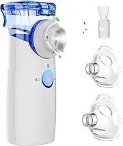 Portbale Nebulizer, Nebulizer Machine for Adults,Handheld Nebulizer for Kids, Rechargeable Nebulizer with Adjustable Rate, Nebulizer for Respiratory Problems