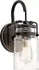 Brinley 11.5" Wall Sconce in Olde Bronze®, 1-Light, Vintage Wall Mount Light wit