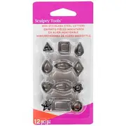 Sculpey Tools Mini Basic Shape Cutters 12 Pack