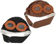 [BESTYASH] Cozy Hat Pilot Theme Children's Cotton Fleece Hat for Snow Play Cold Weather