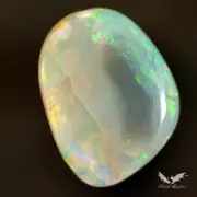 1.60 ct Lightning Ridge Opal Crystal Blue Green Solid Polished Stone #8.061