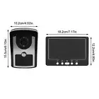 (AU)Smart Video Door Phone Doorbell Intercom System Camera Doorbell With LCD A