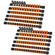 Socket Organizer Drive Abs Tools Orange Socket Holder Premium Quality 12 Pieces