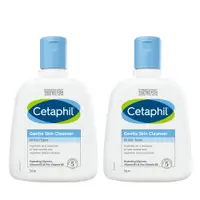 在飛比找PChome24h購物優惠-Cetaphil舒特膚 溫和潔膚乳250ml(2入組)