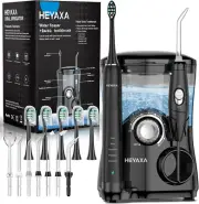 Water Flosser & Ultrasonic Electric Toothbrush Combo, 600ML Water Dental Flosser