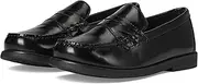 Florsheim Boy's Croquet Penny Loafer Jr. (Toddler/Little Kid/Big Kid), Black, 3 Wide, Black, 3 Wide Little Kid