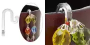 Bead Hooker, 10 Clear Acrylic 1 Inch Display Hooks "