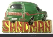 Quality Metal Hat/Lapel Pin - GMH Holden Sandman Panel Van - Green