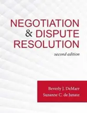 Negotiation & Dispute Resolution - Loose Leaf, by DeMarr Beverly J.; de - New d