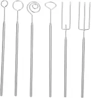 LALADEFIEE 1 Set Chocolate Dipping Fork Set Food Forks for Chocolate Fondue Cheese Hot Pot and Dessert Dipping Tools for Parties Picnics and Outdoor Events