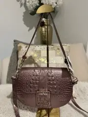 BRAHMIN CYNTHIA Shoulder Bag Mellow Rose Melbourne Genuine Leather NWT $345