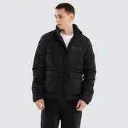 [Kiss Chacey] Solitary Puffer Jacket Jet Black