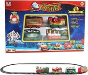 Christmas Train Set - Christmas Village Train Christmas Tree Train Set - Christmas Toys, Toy Train Set for Children, Home,