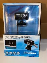 PC Camera Grundig High Performance Camera for PC Desktop Laptop Streaming! NIB!