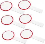 WATIIFUFU 6pcs Handheld Dry Erase Scoreboard Single-sided Scoring Board for Voting Games and Basketball Blank White Boards for Quick Responses and Diy Writing