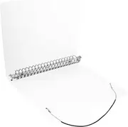CANIGHT Transparent Loose Leaf Notebook Cover Binder Shell for Students Teachers Soft Dirt Resistant Protection for Office Classroom Use