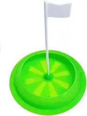 ａ aternee Golf Putting Cup Golf Putting Hole Cup Game Durable Men Women Silicone with Flag Golf Putting Training Aid Practice for Golf Outdoor Indoor