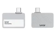 Lexar Professional Go Portable SSD, SL400 PSSD, 2TB, Silver, Up to 1050MB s read, 1000MB s write speeds