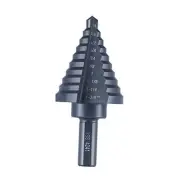 10 Sizes Step Drill Bit for Metal Sheet, 1/4 to 1-3/8 Inches High 1pc HSS Bit