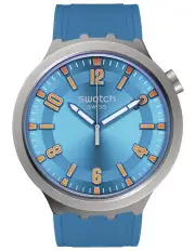 [Swatch] Blue In The Works Watch in Blue