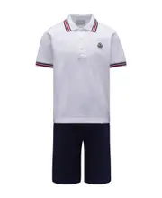 Cotton Piqué Set 12Y White