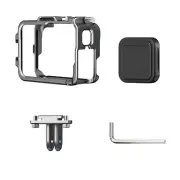 Camera Cage Metal Protective Frame Case For Insta360 Ace/Ace Pro Dual Cold Shoe