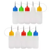 10PCS 30ml art bottle fine tip glue applicator with pin quilting