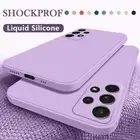 For Samsung S24 Ultra S23 S22+ S21 FE S20FE Silicone Shockproof Phone Case Cover
