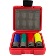 AOK by KC Tools 4pc 1/2" Dr Thin Wall Socket Set (17-19-21-22mm)