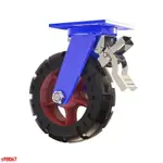 推薦！1超重型萬向輪子6寸8寸大載重橡膠輪手推車1噸腳輪車轱轆