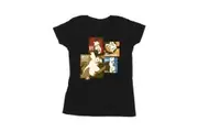 Scooby Doo Womens/Ladies Squares Faces Cotton T-Shirt (Black) - UTBI53107
