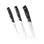 3pc Fissman Ticino Slicing/Utility/Paring Stainless Steel Knife Cutlery Set