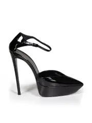 Black Patent Zizi Platform Heels