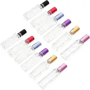 12 Pack 10ml Portable Glass Perfume Bottles Travel-sized Refillable Spray Bottles for Perfume Non-leakage Design for Daily Use Travel Random