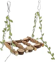 YARNOW Parrot Swing Toy Birds Swing Toy Parrot Perch Stand Cage Hanging Swing Toy Parrot Supply