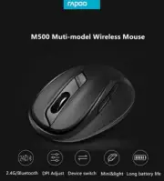 RAPOO M500 Multi-Mode Silent Bluetooth 2.4Ghz 3 device Wireless Optical Mouse
