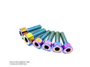 OIL SLICK Cap Head Titanium Stem Bolts Race Face Chester Aeffect Atlas