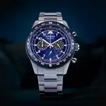 CITIZEN 星辰 CHRONOGRAPH 計時系列 CA4554-84L 宇宙計型 熊貓 迪通拿款 日期 三眼 光動能 石英 手錶