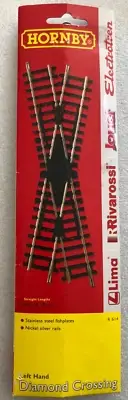 HORNBY OO GAUGE R614 LEFT HAND DIAMOND CROSSING TRACK PIECE