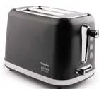 Black Electric Toaster 2 Slices Of Bread Vintage Style Electric Sandwich Maker