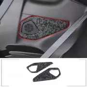 Forged Carbon Fiber Door Loud Speaker Cover Decorate Trim For Subaru BRZ 2022