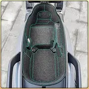 Motorcycle Rear Trunk Cargo Liner Protector, for Seat, Bucket Pad, for SYM, MAX, for SYM,400 MAX, for SYM, 400 Accessories Motorcycle Storage Box Liner(Black Bottom)