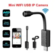 Wireless Mini USB Camera WiFi IP P2P Security Nanny Cam Motion Detection 1080P