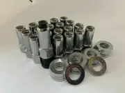 Fits Nissan/Datsun 12mm x 1.25 20 Open End Weld Wheel Mag Nuts & Washers